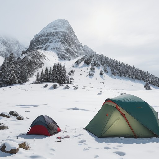 【雪山装備】冬登山の持ち物チェックリスト | 雪原を歩くための道具選び をイメージした 広角の風景、山、冬、雪景色 の写真