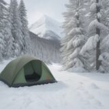 【天気予報】寒冷前線の通過による山の気温推移 | 登山の服装選びと準備 をイメージした 広角の風景、山、ハイキング の写真
