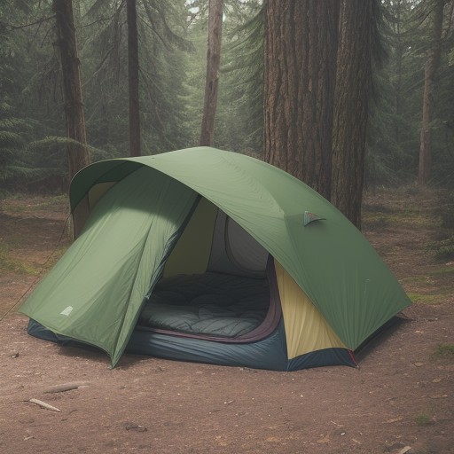 【寝袋】軽量モデルの選び方 | キャンプでの睡眠を変える道具選び をイメージした 広角の風景 の写真
