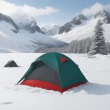 【防寒ウェア】寒冷地の登山で役立つ保温対策 | おすすめの服装と選び方 をイメージした 広角の風景、冬、山 の写真