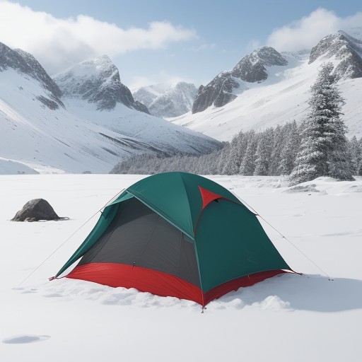 【防寒ウェア】寒冷地の登山で役立つ保温対策 | おすすめの服装と選び方 をイメージした 広角の風景、冬、山 の写真