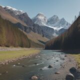 【川釣り】水音を聞く時間 | 山奥の流れで過ごす休日 をイメージした 広角の風景、川、山 の写真