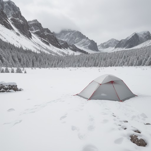【山の降水確率】雪の予報を確認して準備する | 冬登山の安全な計画術 をイメージした 広角の風景、山、雪景色、山、冬 の写真