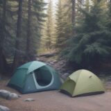 【登山ギア】初心者の装備リスト | 山行前の準備チェック項目 をイメージした 広角の風景、ハイキング の写真