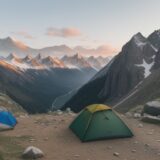 【山用地図】山間部の歩き方 | 自然保護への取り組み をイメージした 広角の風景、山、山、ハイキング の写真