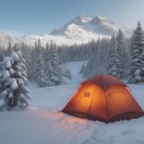 【生存術】山での遭難時に備える | 救援を待つための方法と道具 をイメージした 広角の風景、山 の写真
