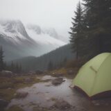 【雨山行】登山の雨対策 | 装備と歩き方の基本 をイメージした 広角の風景、山、ハイキング の写真