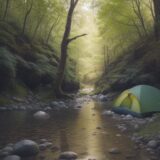 【水温】川の温度変化 | 魚への影響と環境の変化 をイメージした 広角の風景、川 の写真