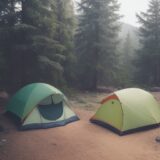 【キャンプギア】初心者が揃える道具 | 失敗しない選び方と活用法 をイメージした 広角の風景 の写真