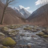 【渓流釣り】春の水温変化 | 釣果を分けるタイミングと狙い目 をイメージした 広角の風景、山、春 の写真