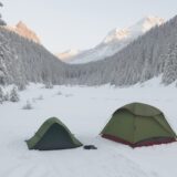 【登山装備】山の天気チェックと準備 | 季節ごとの持ち物リスト をイメージした 広角の風景、山 の写真