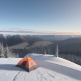 【山頂到達】展望台から見る景色 | 山の頂上からの眺め をイメージした 広角の風景、山 の写真