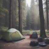 【キャンプギア】ベワートの道具を使う | 森の中での時間 をイメージした 広角の風景、森 の写真