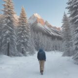 【春山】散歩に合う服装 | 気温に合わせた準備と持ち物 をイメージした 広角の風景、山、春 の写真