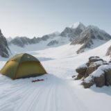 【登山手袋】怪我を防ぐ保護具の選び方 | 安全に登るための装備品 をイメージした 広角の風景、山 の写真