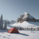 【サバイバル術】山での遭難時に役立つ知識 | 生き残るための安全確保策 をイメージした 広角の風景、山 の写真