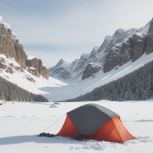 【登山ウェア】冬の山行で役立つ保温着 | 体温を保つ服装選びのポイント をイメージした 広角の風景、山、ハイキング、冬 の写真