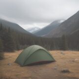 【天気予報】登山の雨への備え | 安全な山行のための判断基準 をイメージした 広角の風景、ハイキング の写真