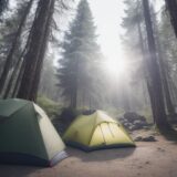 【アウトドアギア】旅に持っていく道具 | 冒険で使う装備の選び方 をイメージした 広角の風景 の写真