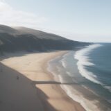 【波高】海での釣りにおける高さの判断 | 安全な釣行のための目安 をイメージした 広角の風景 の写真