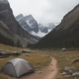 【登山時期】雨を避ける日程選び | 天候を確認して計画を立てる方法 をイメージした 広角の風景、ハイキング の写真