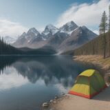 【ボート】湖を巡る航行ルート | 目的地までの道順と注意点 をイメージした 広角の風景、湖 の写真