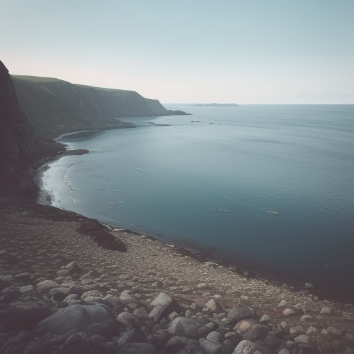 【海流】温かい水が流れる深い海 | 魚が集まるポイントの探し方 をイメージした 広角の風景 の写真