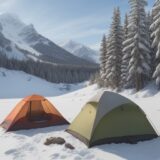 【温度計】登山の気温計測 | 精密な数値で体温管理をする方法 をイメージした 広角の風景、山 の写真
