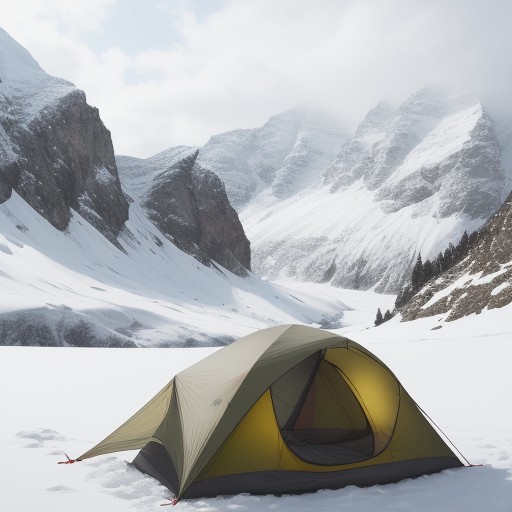 【防寒着】冬の登山で体温を保つ選び方 | おすすめの素材と重ね着の方法 をイメージした 広角の風景、山、冬 の写真