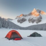 【登山安全】事故を防ぐ装備と準備 | 山でのリスク管理方法 をイメージした 広角の風景、山 の写真