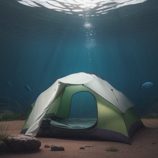 【魚の呼吸】水中の仕組み | エラで酸素を取り入れる方法 をイメージした 広角の風景 の写真