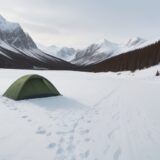 【雪山登山】天候予報での判断 | 路面の状況と装備の選び方 をイメージした 広角の風景、山、冬 の写真