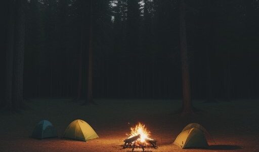 【キャンプ】焚き火の準備とコツ | 夜の森で過ごす時間