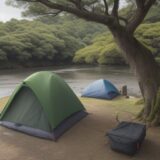 【降水確率】気象庁の天気予報を確認して | 川辺への釣行に備える をイメージした 広角の風景、川 の写真