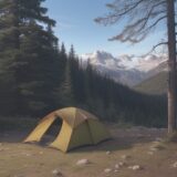 【救急処置】登山道で心臓マッサージを行う方法 | 緊急時の対応手順 をイメージした 広角の風景、登山道、ハイキング の写真