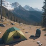 【登山ギア】山歩きの安全装備 | 登山口で確認したい持ち物のチェックリスト をイメージした 広角の風景、ハイキング の写真