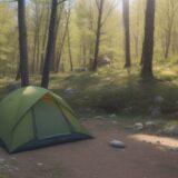 【花粉症】春の登山で気をつけるポイント | 揃えておきたい対策グッズ をイメージした 広角の風景、ハイキング、春 の写真