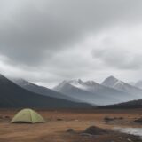 【山の天気】雲の流れと雨の時間帯 | 降水量で判断する天候パターン をイメージした 広角の風景、山 の写真