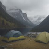 【防水バッグ】雨の日の装備 | 荷物を守る撥水アイテムの選び方 をイメージした 広角の風景 の写真
