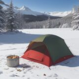【避難食料】冬の登山に備える保存食 | 保存方法と栄養のバランス をイメージした 広角の風景、山、冬 の写真