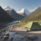 【生き物観察】山の中の川で見つけた魚や両生類と昆虫 | 夏の日差しの中での探索記録 をイメージした 広角の風景、山、川、夏 の写真