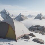 【登山】山頂へのルートと装備の準備 | 天気の確認で雲海のタイミングを狙う をイメージした 広角の風景、山 の写真