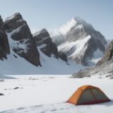 【登山】天気の変化に合わせた対策 | 安全を守るための装備選び をイメージした 広角の風景、山 の写真