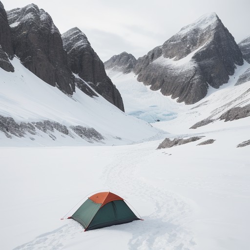 【雪山登山】氷河地帯を横断するコース | 準備する道具と歩き方の注意点 をイメージした 広角の風景、山、冬 の写真