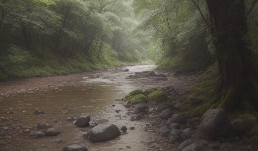 【増水】川の水位が上がるタイミング | 大雨が降り続いたあとの川の様子