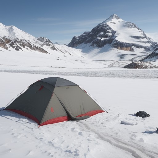 【雪山】山頂での冷え込みを防ぐ防寒対策 | 服装の重ね着と装備の準備 をイメージした 広角の風景、山、雪景色 の写真