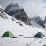 【アイゼン】雪山登山での使い分けと選び方 | 冬の装備を揃える手順 をイメージした 広角の風景、山、雪景色、冬 の写真