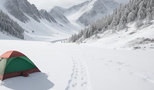 【コンパス】東の方角に合わせて進む | 冬の雪山でルートを確認する歩き方
