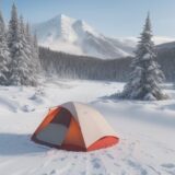 【地図】標高から地形知識を読み解いて歩く | 冬の雪山ルート選び をイメージした 広角の風景、山、冬、雪景色 の写真