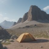 【アウトドアパンツ】通気性がいい素材 | 夏の登山で履きたい一着 をイメージした 広角の風景、山、夏 の写真
